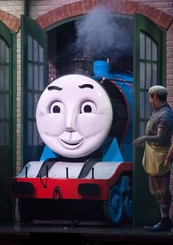 Here’s proof of Gordon being sold. I know he says “Thomas” but to the average person, the Gordon prop, especially without the face will look just like Thomas. Both Thomas props are still in storage, however James and Gordon aren’t. This leads us to believe he was sold with James.