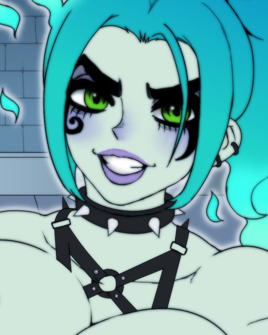 2 pic. Tomorrow for $10 Patrons: The latest Patron Request features DannyPhantom's Sam and Ember and