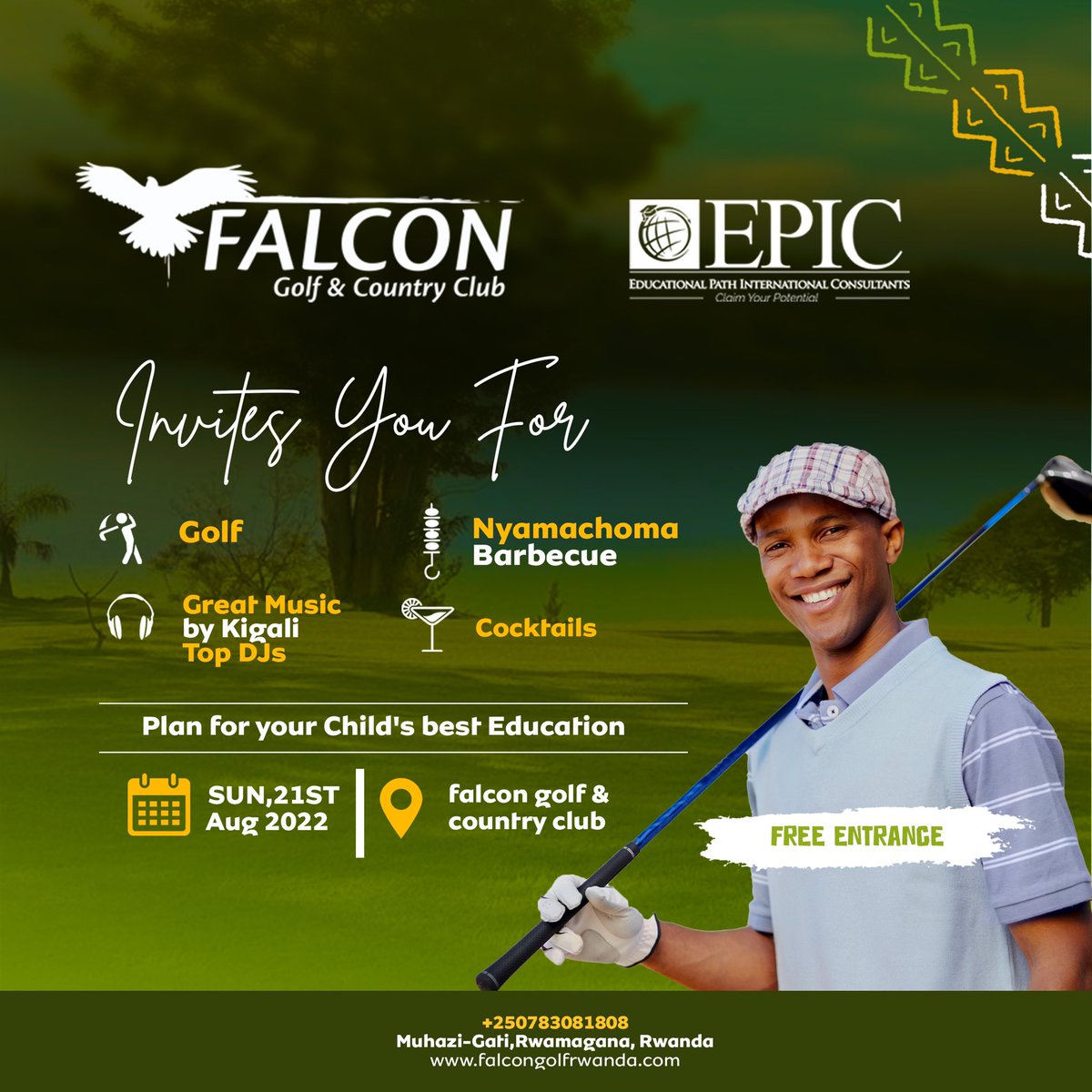 You can’t afford to miss this! 💃🏾💃🏾💃🏾

#RwOT #VisitRwanda #summer #cocktails #barbecue #Golf 
<a href="/TujyeKunywa/">#FarmilesApp</a> <a href="/visitrwanda_now/">Visit Rwanda</a> <a href="/RutamuInnocent/">Innocent Rutamu</a> @IribagizaDoreen