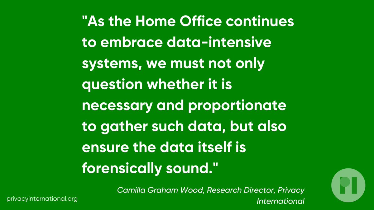 privacyint's tweet image. We are challenging the UK Home Office&apos;s GPS tagging policy with complaints to the ICO and FSR, arguing that it violates migrants&apos; privacy and data protection rights, and suffers from systemic failures: pvcy.org/gpstagcomplaint

#StopGPSTaggingMigrants; #DignityNotData