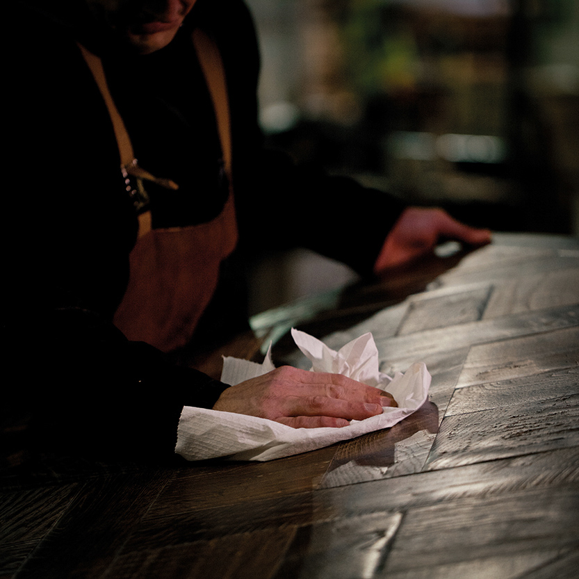 Hand repairs are key to fully restoring antique and reclaimed timbers.

Within them there is often spaces where beams would have been inserted, cracks from natural weathering and manmade blemished from a previous life – all of which we celebrate at Woodworks.