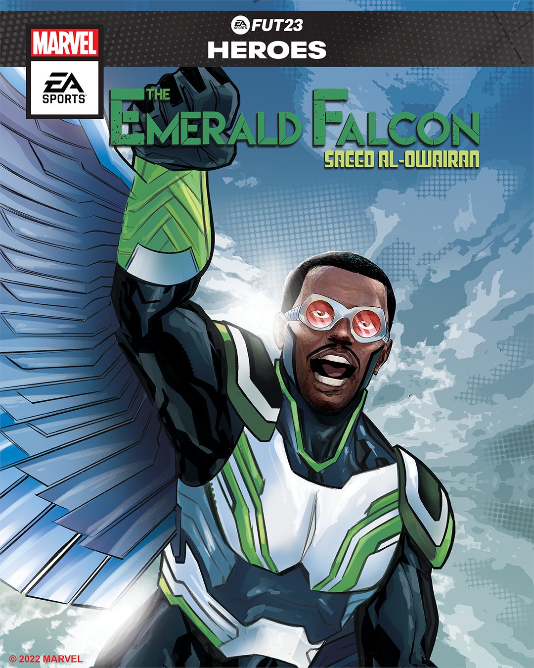 Ea Sports Fifa Using His Flight And Speed To Swoop In On Goal Saeed Al Owairan Is The Emerald Falcon Marvel Fifa23 Futheroes T Co 3ajwf9ne9d Twitter