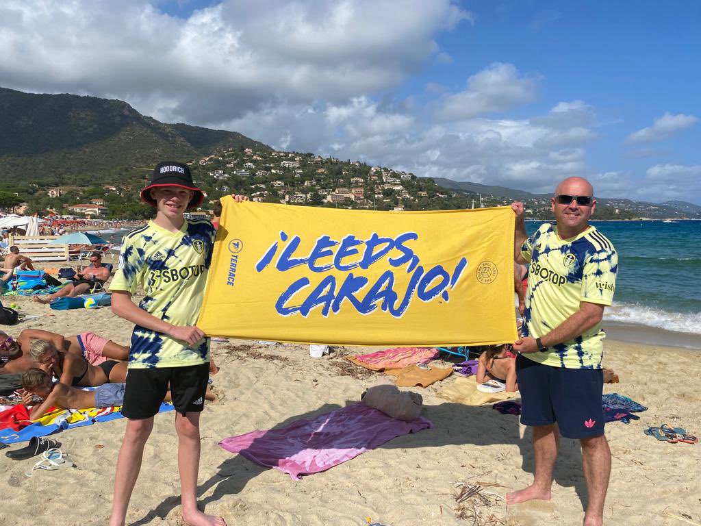 Representing <a href="/LUFC/">Leeds United</a> on the #CotedAzurFrance #alaw #lufc
