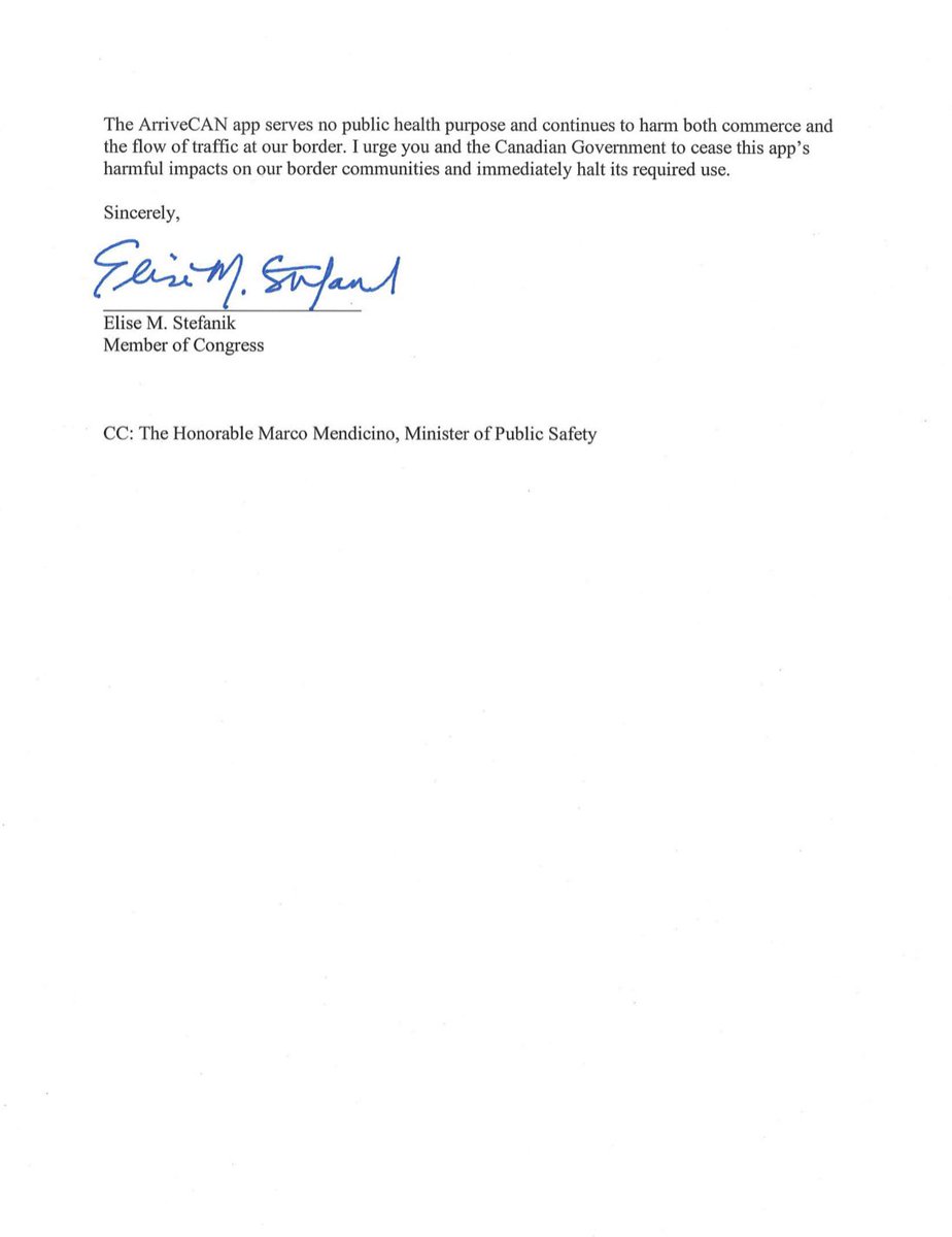 Rep. Elise Stefanik tweet media