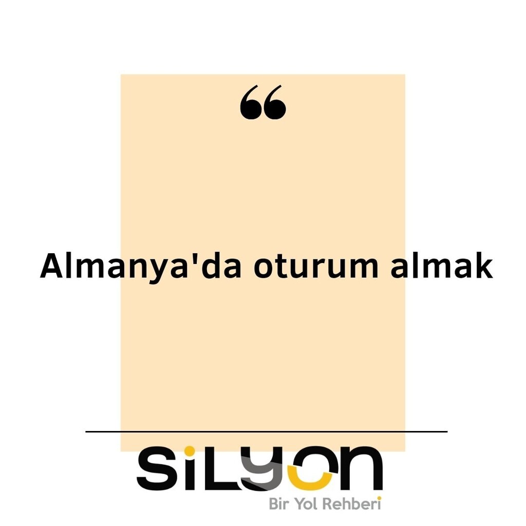 Almanya'da oturum almak için neler yapılır? Silyon Danışmanlık sizin için yurt dışında neler yapıyor? Hepsi ve daha fazlası için burdayız☝️ 

Silyon Danışmanlık

🤳Instagram: silyondanismanlik
Twitter: silyondanismanlik
YouTube: Silyon Danışmanlık
Tik… instagr.am/p/ChZ8SOuKNK0/