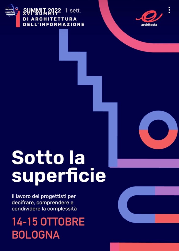 NicolaCatani's tweet photo. @ArchitectaIA @ArchitectaIA io ho fatto il mio dovere, spero di vedervi, dal vivo, a #Bologna per il #Summit2022 #IIAS16 https://t.co/ouBmrZ676B
