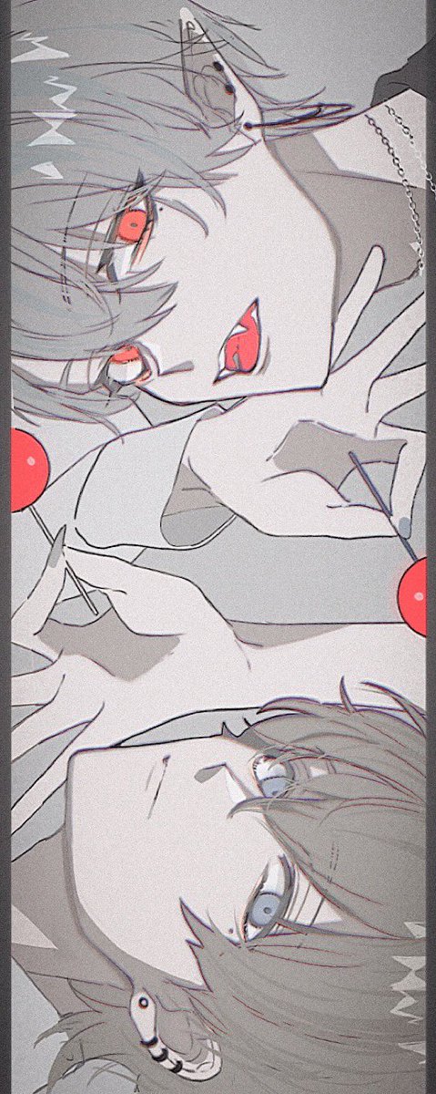「最近女の子ばっかり描いてるから男の子も描くとアピールして寝る 」|ホ塔のイラスト