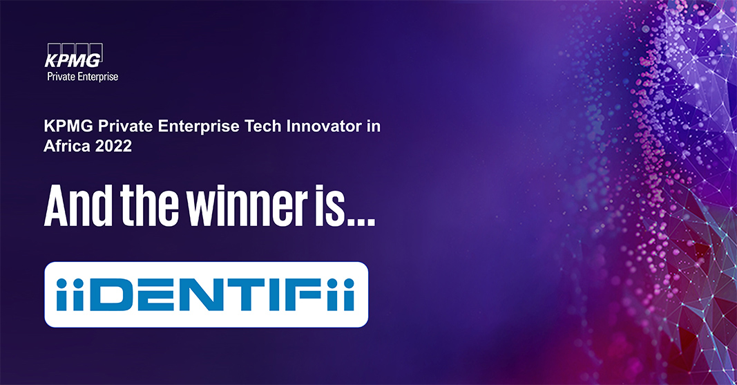 KPMG_Namibia's tweet photo. A huge congratulations to @iiDENTIFii – the Tech Innovator in #Africa winner! Join us in wishing iiDENTIFii the best of luck as they take their pitch to the global stage at Web Summit 2022 in Lisbon this November.
🥳👏

#GlobalTechInnovator https://t.co/rTn4hyDYP6