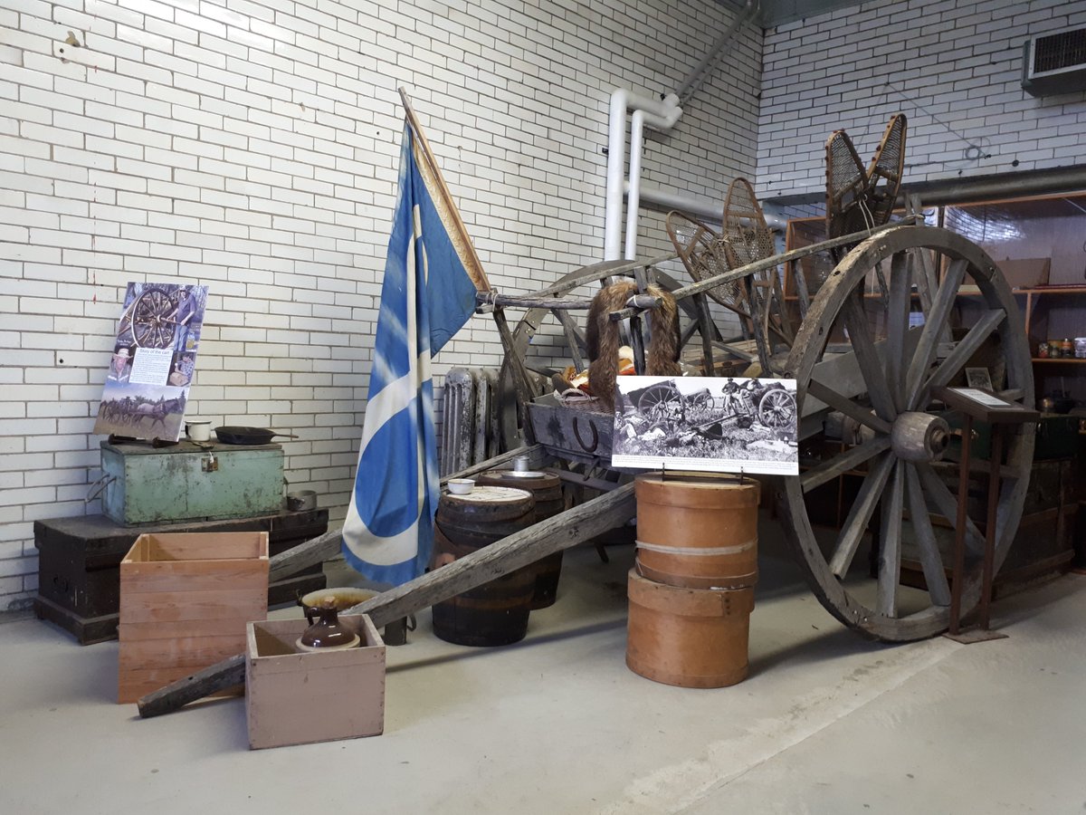 We're pleased to announce the return of our Red River Cart: bigger and better than ever! Our summer hours (Tues-Sat, 10AM-4PM) will continue until Wed, Aug 31. Beginning in Sept, we'll only be open Saturdays, 10AM-4PM. #stvitalmuseum #stvital #museum #archives #winnipeg #manitoba