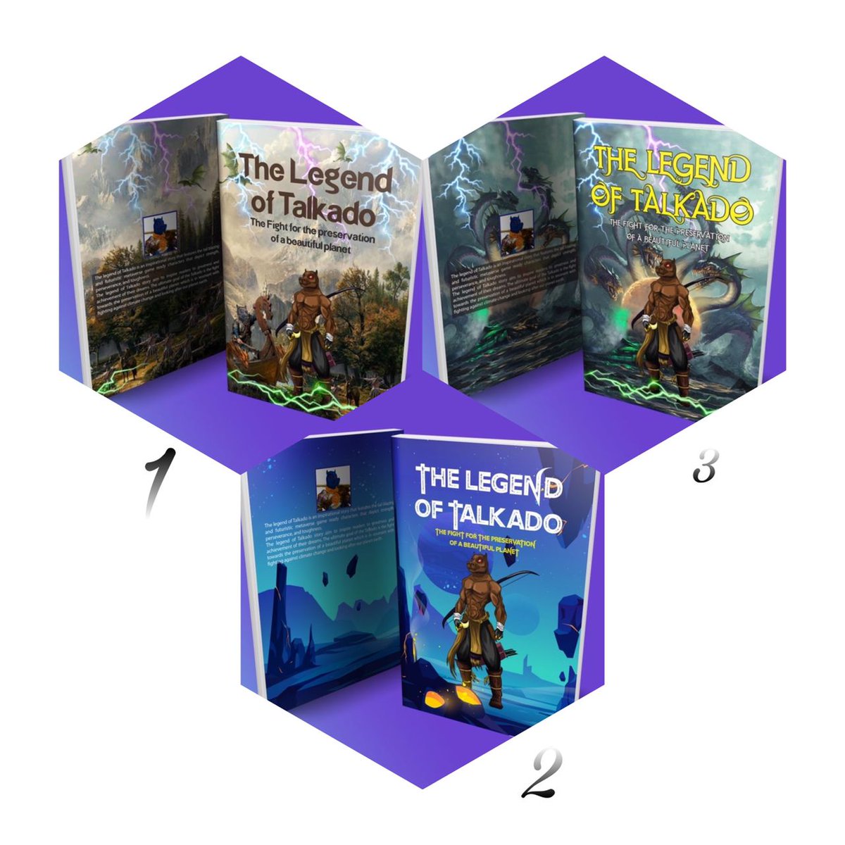 TalkadoNFT's tweet photo. Which of these covers would you like to see on the LEGEND OF TALKADO???

#NFTCollection #nftart #NFTCommmunity #NFT #nftcollectors #NFTProject #NFTdrop #100xgem https://t.co/pnduHgL57T
