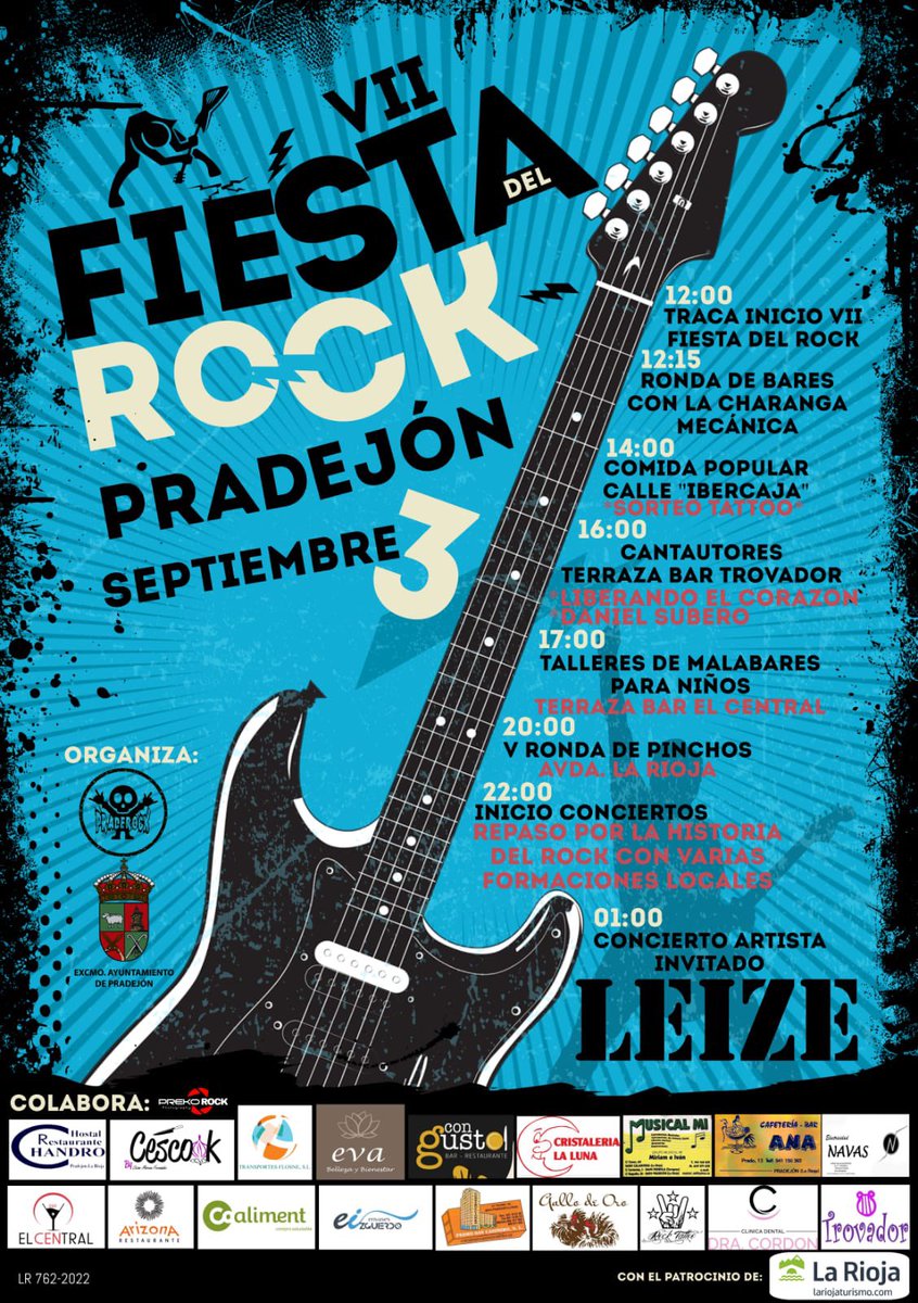 Cristalhero666's tweet image. Ya está en marcha la VII FIESTA DEL ROCK!!! @leizeband
