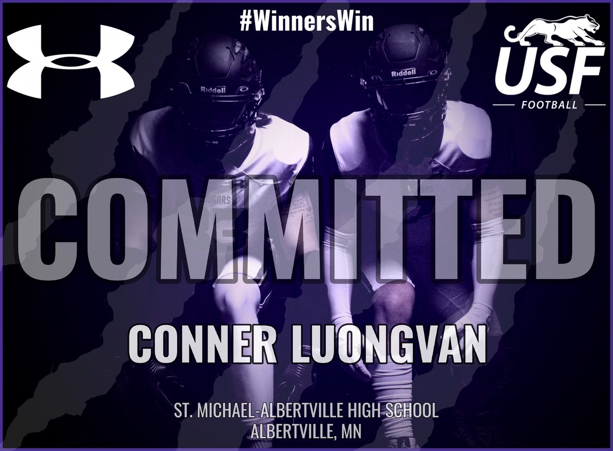 ConnerLuongvan's tweet photo. I am extremely excited to announce my commitment to play football and further my education at the University of Sioux Falls! Thanks, @CoachLukeOlson,@CoachJoeSengel,@CoachHaydenMace, @CooCoachA, and @StmaFB https://t.co/xd3vCDbiag