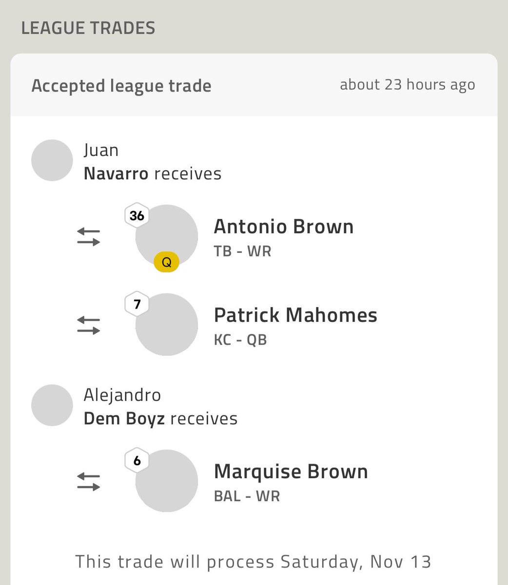 Popechiin's tweet photo. Cada vez falta menos para ver este tipo de trades hahaha.

@ChatoRomeroFF @MGutierrezNFL @freak_nfl @PasePantalla_FF @mistermartinez9 @ https://t.co/XbfdKOvwjh