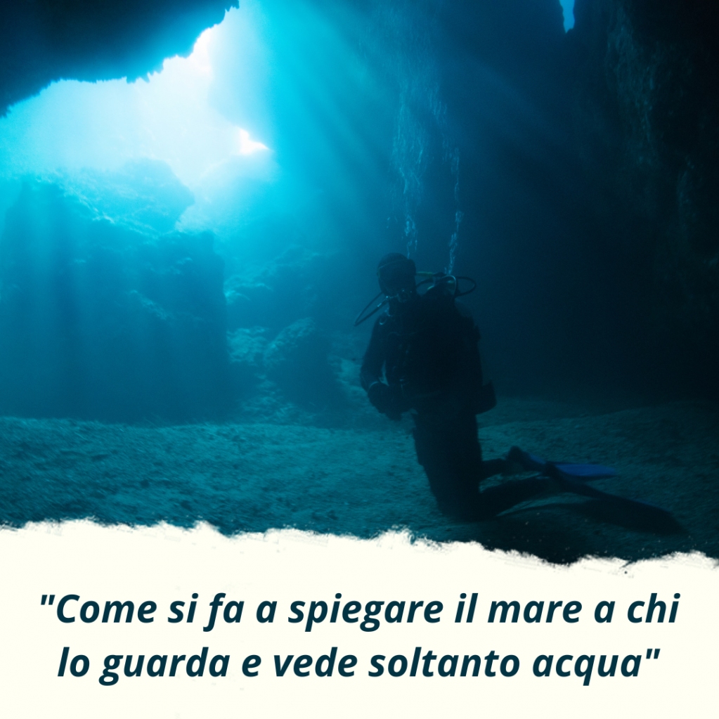 ViaggiSub's tweet photo. 💙 "Come si fa a spiegare il mare a chi lo guarda e vede soltanto acqua". 
#scubadiving #underwaterworld #subacquea https://t.co/Cfwfs6z4lA