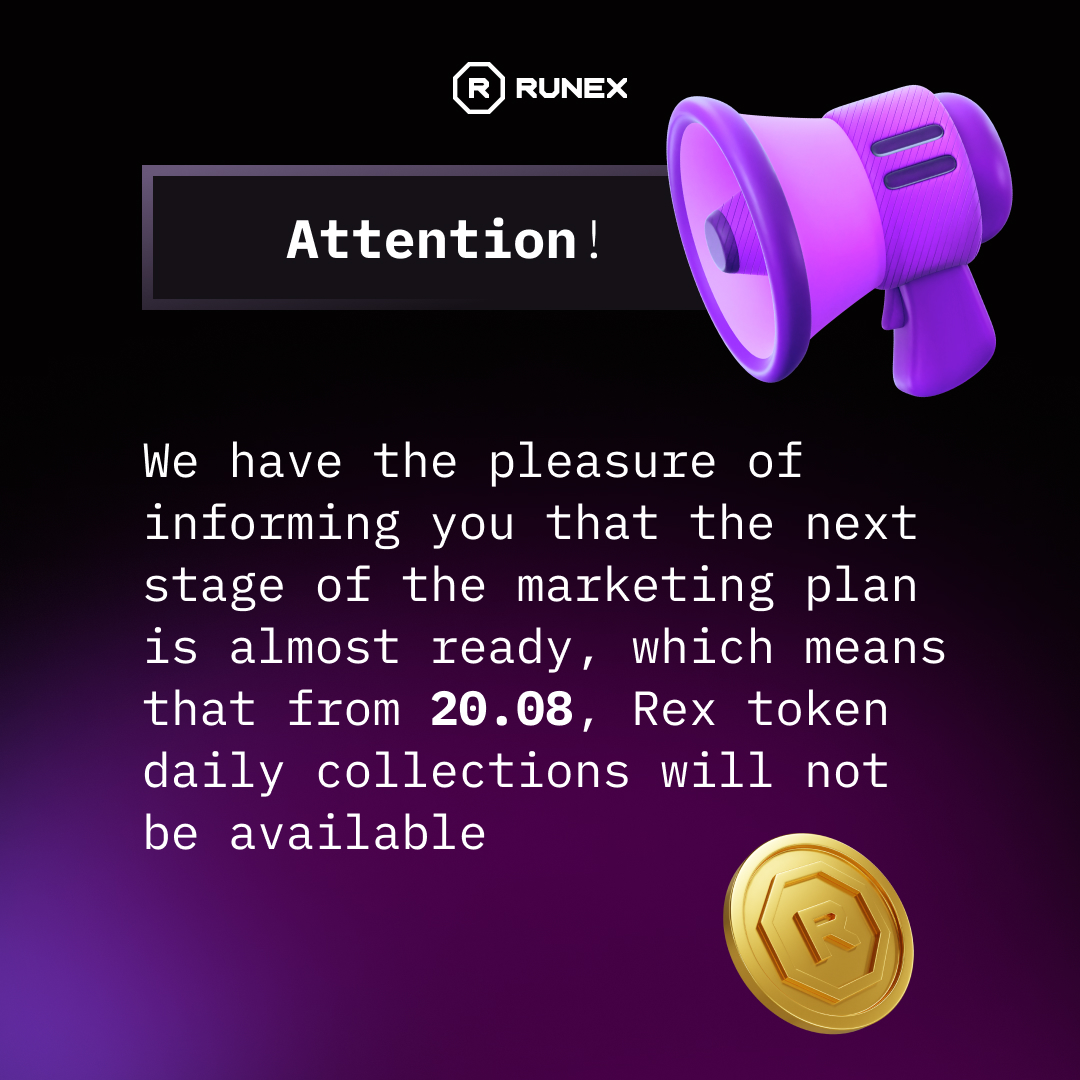 RunexTech's tweet photo. 🚨Attention🚨 #RUNEX Army! The first stage of the bounty campaign is coming to an end! Please, be ready for the next stage of the marketing plan. 🚀

🔗​ More Details Here: https://t.co/Lt2RoeCr1w

#CryptoNews #RunexCommunity #Runex #Bounty #Technology  #Decentralized https://t.co/hwx3diHOQ9