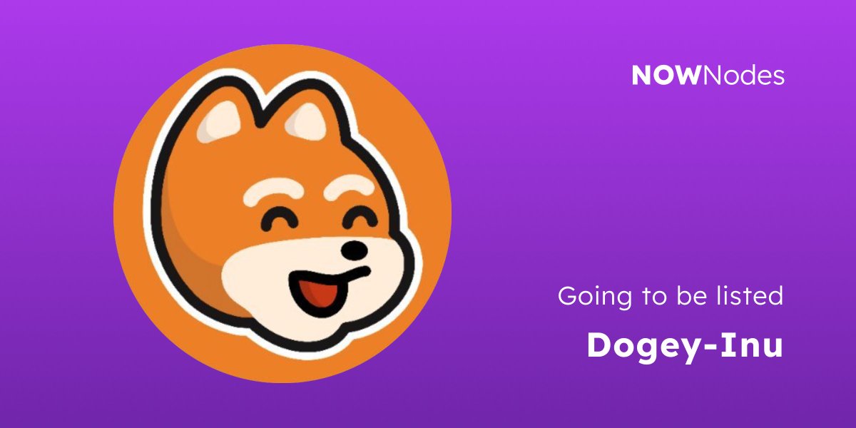 Have some news 4 #dogeyinu army🙌

<a href="/dogey_inu/">Dogey-Inu $DINU</a> is going to be listed on <a href="/NOWNodes/">NOWNodes ⛓️</a>🔥

This unique project aim to:
🔸unite people &amp; reach financial freedom
🔸promote DeFi education
 
Let's build on $DINU via our #ETH nodes, dive in to get a free API key⬇️
nownodes.io/nodes/ethereum…