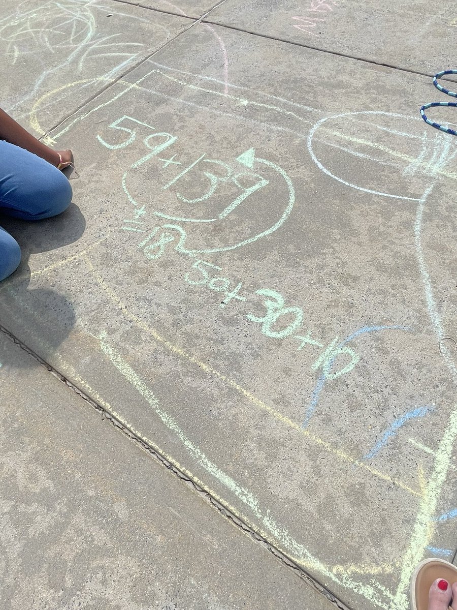 When your number talk in class is so good it spills into recess time!  So proud of my flexible mathematicians! <a href="/MoodyMiddleSch/">Moody Middle School</a> <a href="/sccboe/">St. Clair County Schools</a>