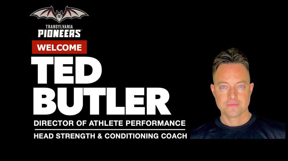 Transy Athletics welcomes Ted Butler as our new Director of Athlete Performance and Head Strength &amp; Conditioning Coach! 👏 #flypios🦇 

STORY: transysports.com/news/2022/8/18…