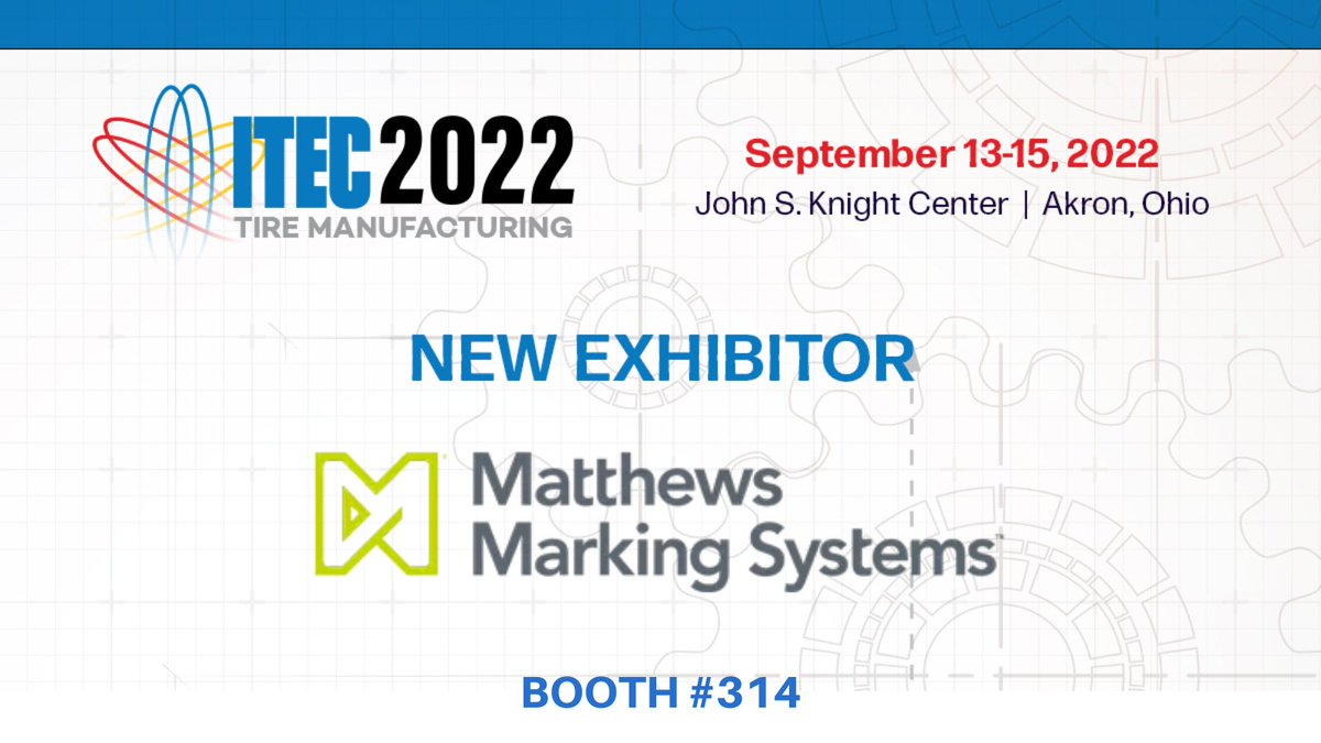 Ready to update your old continuous inkjet printer technology? With <a href="/MatthewsMarking/">MatthewsMarking</a>, you get reliable marking machines from printers to labelers and lasers that maximize uptime and produce clear, readable marks. Stop by and see them during #ITEC2022! ow.ly/Ao8T50Kk46i
