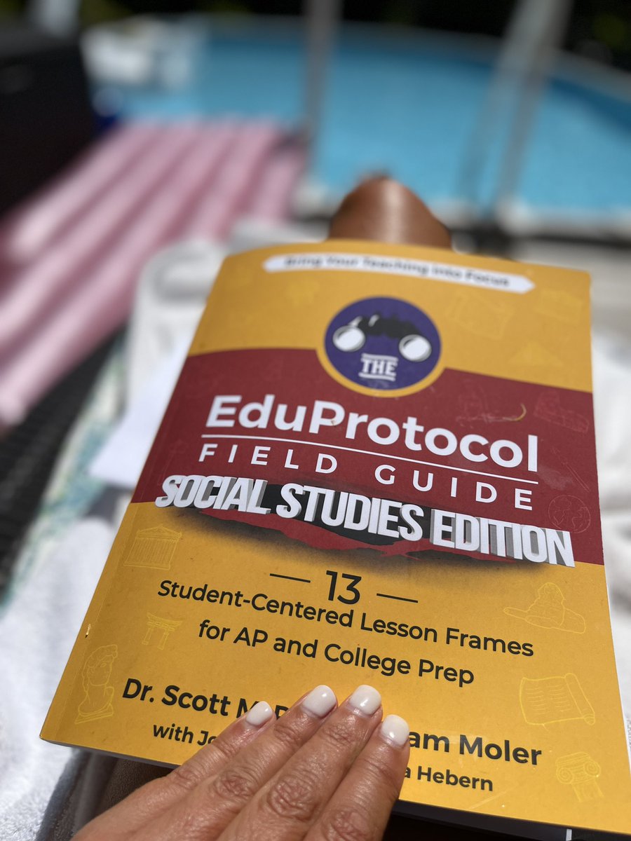 Excited to finally dig into @eduprotocols Social Studies Edition @moler3031 @jcorippo @mhebern @scottmpetri love the simplicity yet rigor filled way to get our kiddos communicating, collaborating, thinking critically and creatively.