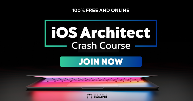 essentialdevcom's tweet photo. Do you want to develop iOS apps at scale serving millions of users but feel like you have knowledge gaps?

So hurry up and click to save your FREE spot in the iOS Architect Crash Course from Nov 21-27:

https://t.co/OD8VQW0stV
