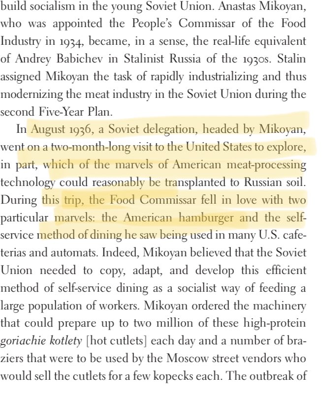 Well, one thing is clear: Lenin and the Soviets were enamored of American-style meat industrialization and saw what we would now call factory farming as a desirable form of food plenty and modernization. 

Source: LeBlanc (2017) jstor.org/stable/26362479