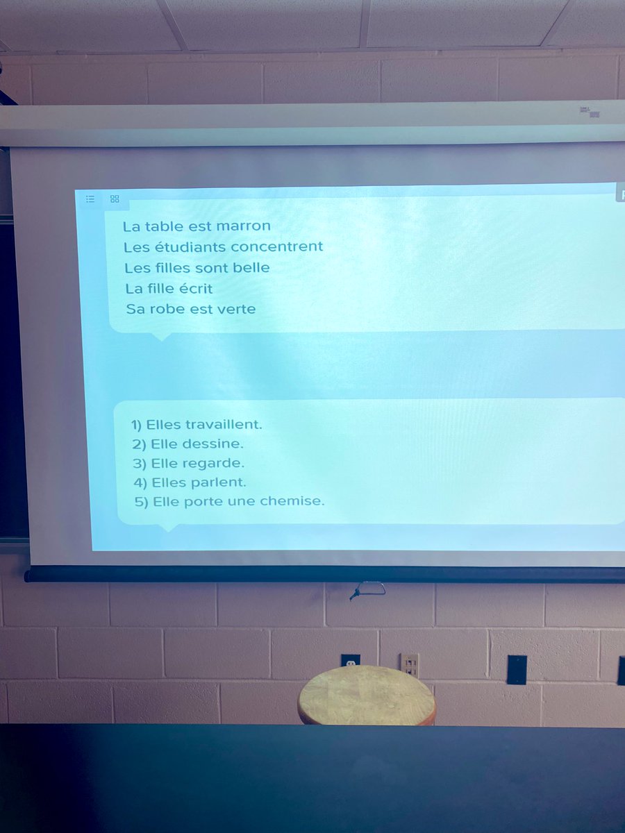 Dr_jparker's tweet image. Just taught my first class of fall 22 and it went well. I was able to make the lesson very interactive with @PearDeck. I’m excited to see the growth in my students proficiency across the semester! #french #LanguageLearning #CIteaching