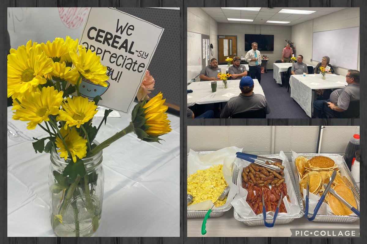 We ❤️ our maintenance workers! It was great to show our appreciation of all their hard work with a delicious breakfast at MBMS!