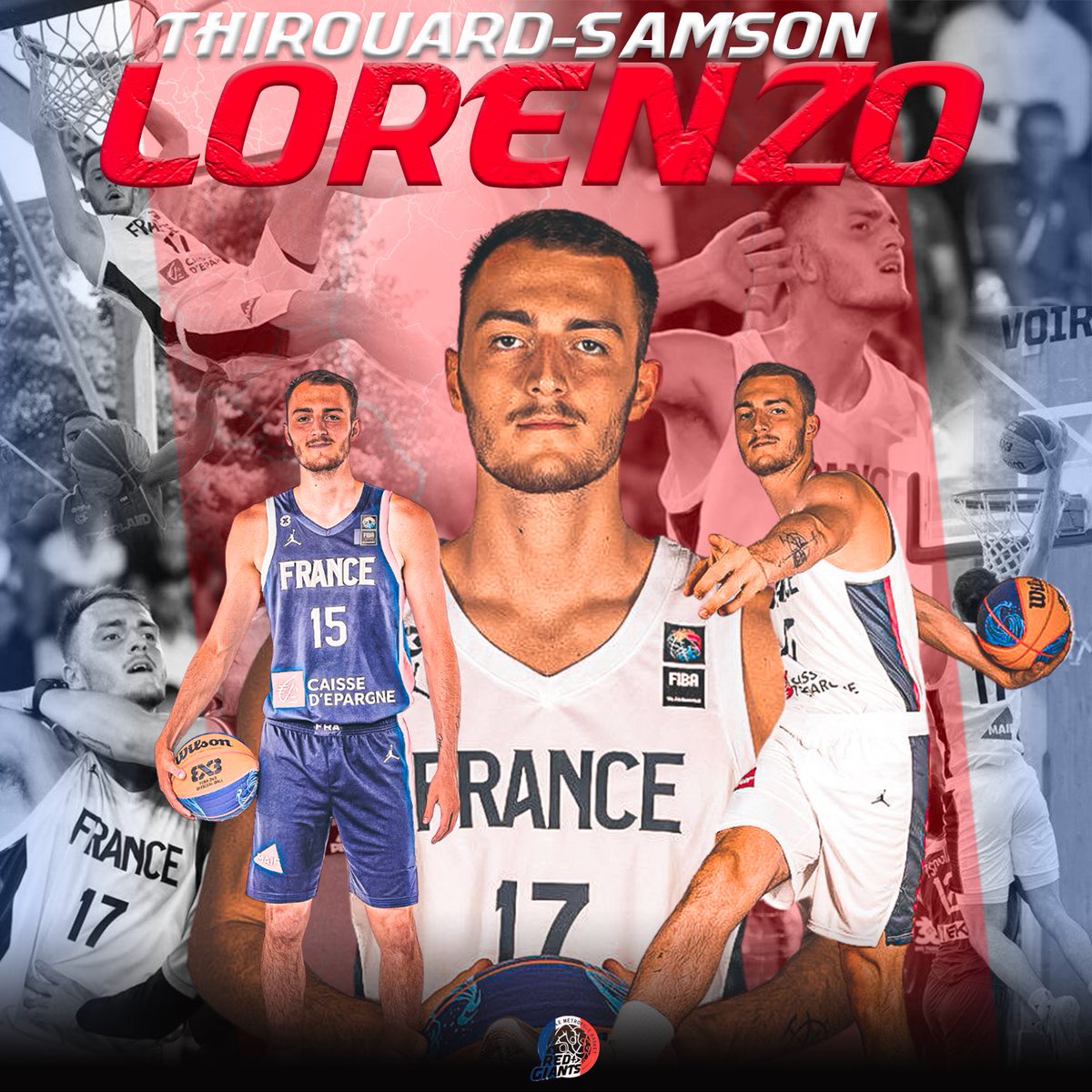 LMBasket's tweet photo. 𝐂𝐎𝐍𝐕𝐎𝐂𝐀𝐓𝐈𝐎𝐍 𝟑𝐗𝟑 🇫🇷

Lorenzo Thirouard-Samson a été une nouvelle fois convoqué en équipe de France 3X3 U21 🤩

Il participera au stage de préparation ainsi qu’au tournoi de qualification à la Nations League qui aura lieu du 23 au 25 août à Voiron 🏆

Félicitations 💪 https://t.co/1xmcrDPqXh