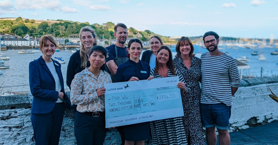 After our successful #PinkWig pre event party at the start of this year's Falmouth Week, we're over the moon to share that we raised a grand total of... 🥁

£2,756.33! 

Thank you so much to everyone who donated

Discover more here: bit.ly/3Cge4iO

#LoveFalmouth