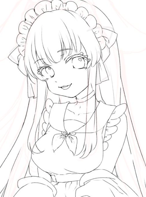 今日拝見した雪乃うさぎさんがとても魅力的なお目目とほっぺだったのでwip 