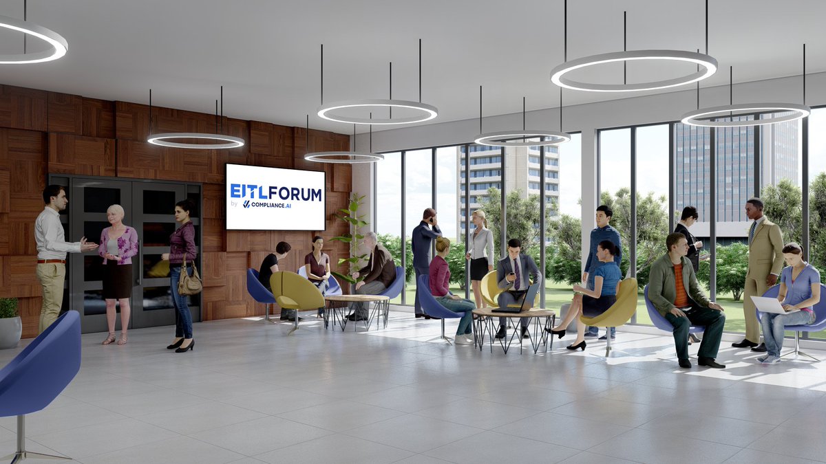 Hey everyone, what do you think of our EITL Forum Lounge? 
We'll be networking and discussing the most important regulatory trends for BFSI's. Join us here: eitl2022.compliance.ai

#networking #leaders #ai #compliance #virtualevents