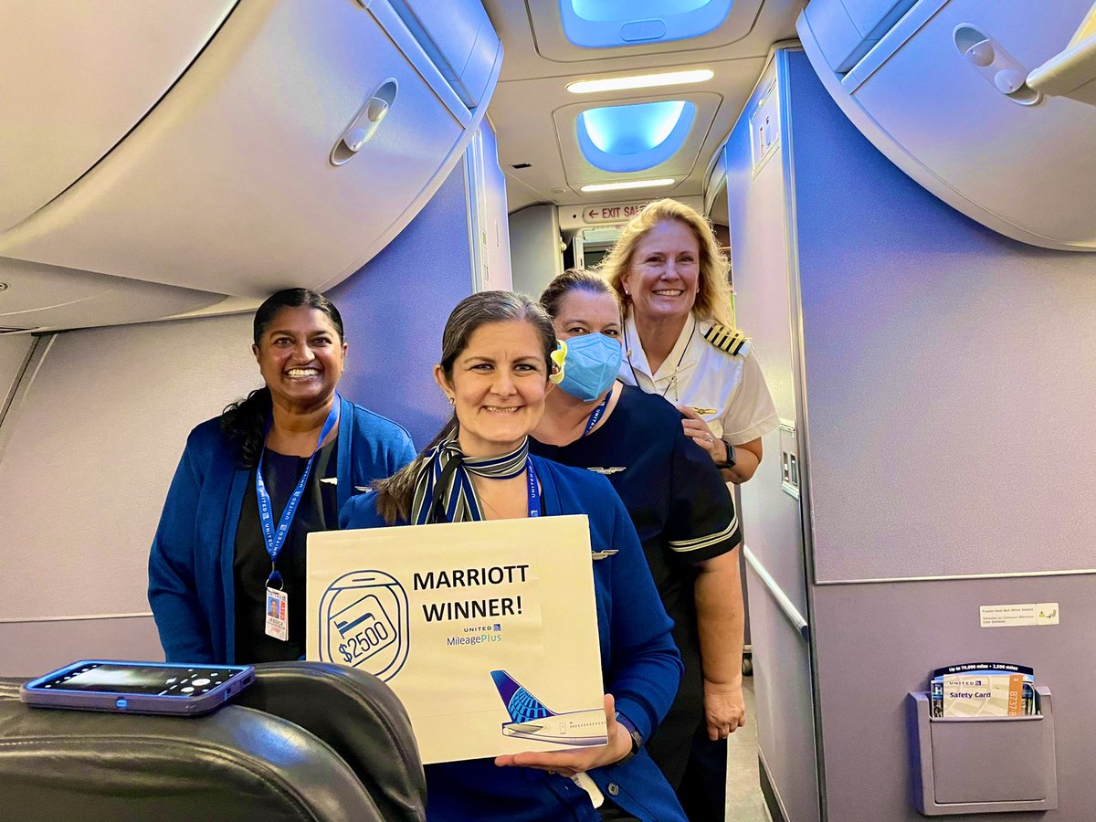 A huge congratulations to Michelle for being our Q2 $2,500 Marriott e-gift card winner! Thank you for elevating our customers travel journey every flight, every day!
#mileageplus #beingunited #goodleadstheway #WeAreUnited <a href="/sfoinflight/">San Francisco Inflight Services</a>