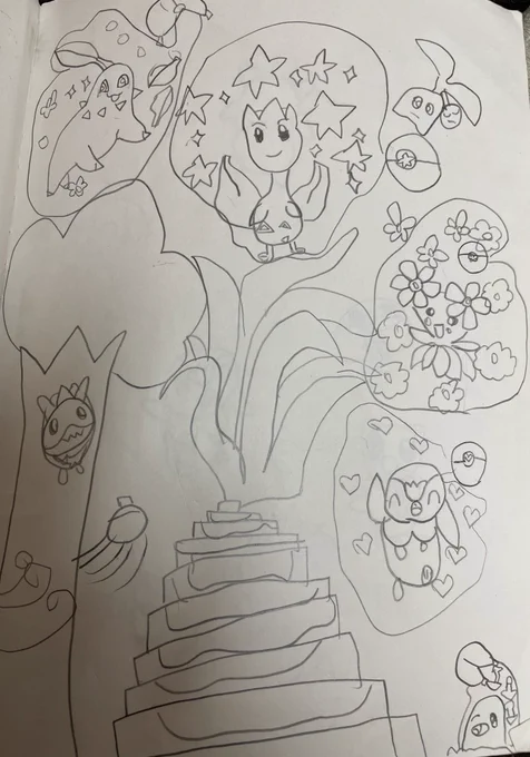 楽しそうな絵もあるから許して… 