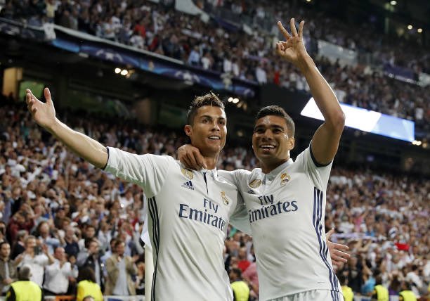 alimo_philip's tweet photo. 🇧🇷 Casemiro’s Stats at Real Madrid;

👕 games-336
⚽️ goals-31
🅰️ assists-29
🏆 UEFA Champions League-5
🏆 UEFA Super Cup-3
🏆 FIFA Club World Cup-3
🏆 Spanish La Liga-3
🏆 Spanish Super Cup-3
🏆 Spanish Cup-1

🔝🏅 Proven Winner

#Casemiro|#RealMadrid|#UCL https://t.co/a6rSMUhFW0