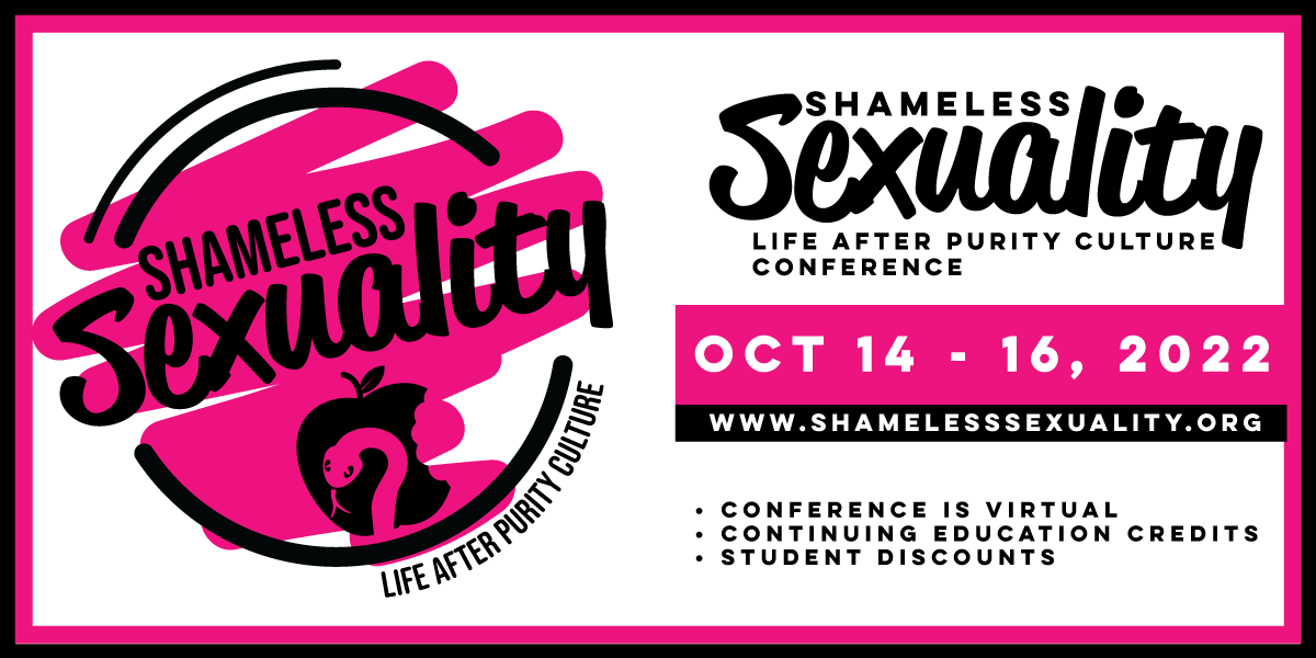 daretodoubt's tweet photo. A virtual conference for survivors of #purityculture! If you could use help reclaiming your sexuality, come learn from #religioustrauma-informed sex therapists, clinical psychologists, educators, and more presenting at #ShamelessSexuality. 💗

Register 👉: https://t.co/zbRkd0hwgU https://t.co/vCyOMm85BC