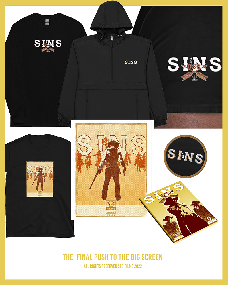 see_films's tweet photo. SINS team’s get-it done attitude is in full steam. Some items (subject to change) of appreciation for your belief in them. https://t.co/6qwyIM46WK #Indiegogo #indiefilms #diversityfilms #crowdfund #SEEFILMS #theblackwest #movieshorts #crowdfundingcampaign #supportindiefilm #geek https://t.co/g56psWlRop