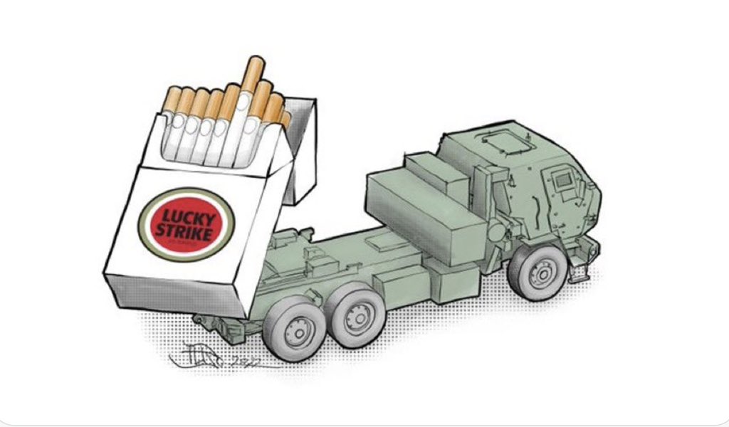 Roman_Tkl's tweet photo. Smoking at russian military bases is harmful to health! https://t.co/TWGtUNlzD4