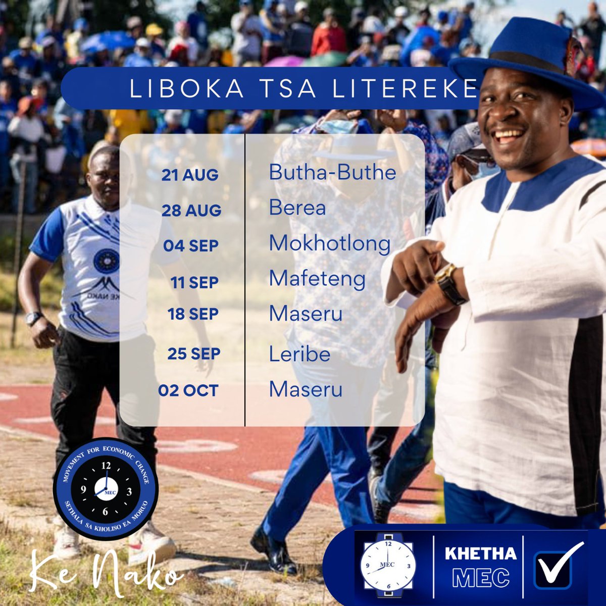 Save the date. 

#VoteMEC
