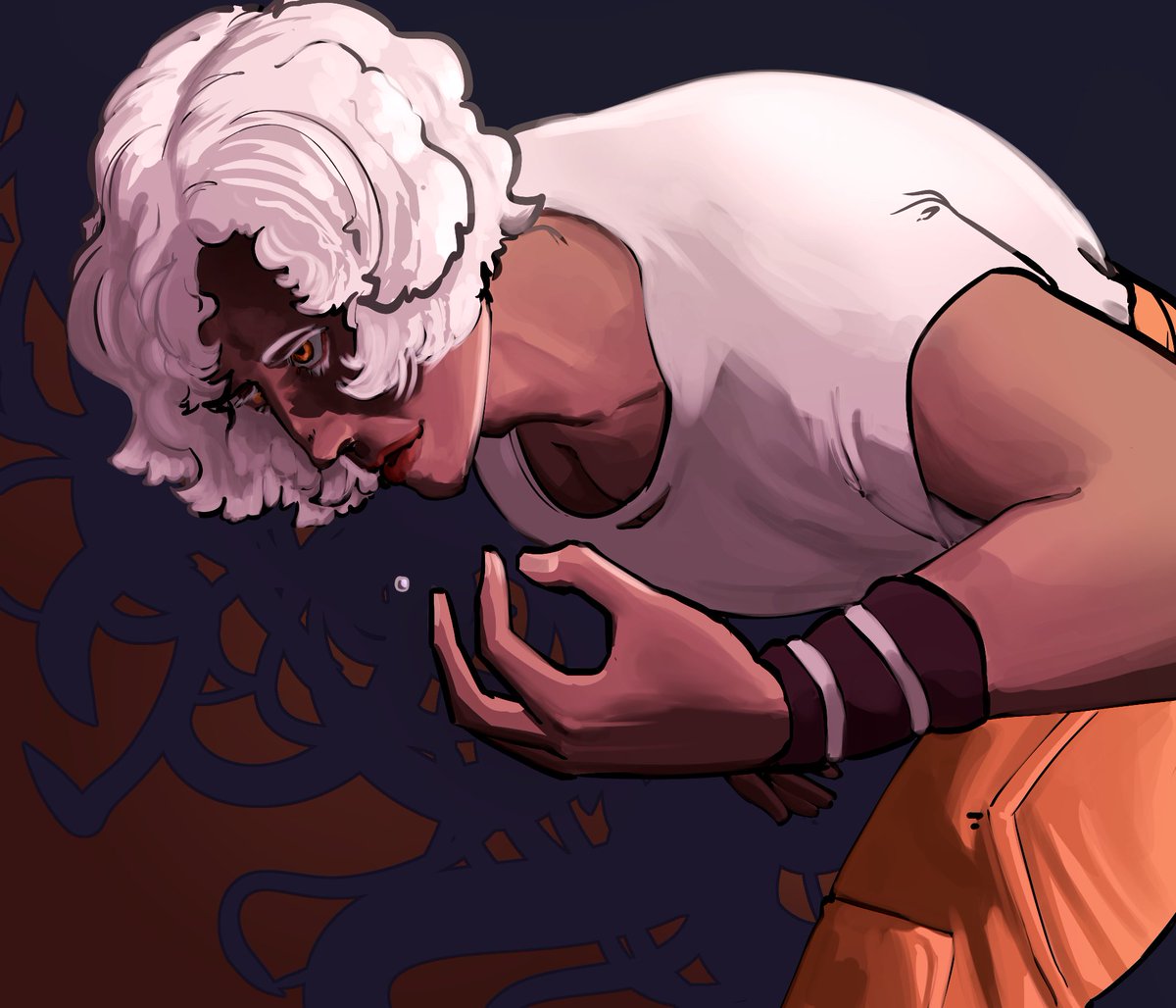 And we're getting to the stuff from Artfight :D

Character belongs to <a href="/sashetha/">🍑 Sash 🍑 🔞</a>, it's an impostor from among us so I wanted to draw him stalking someone.