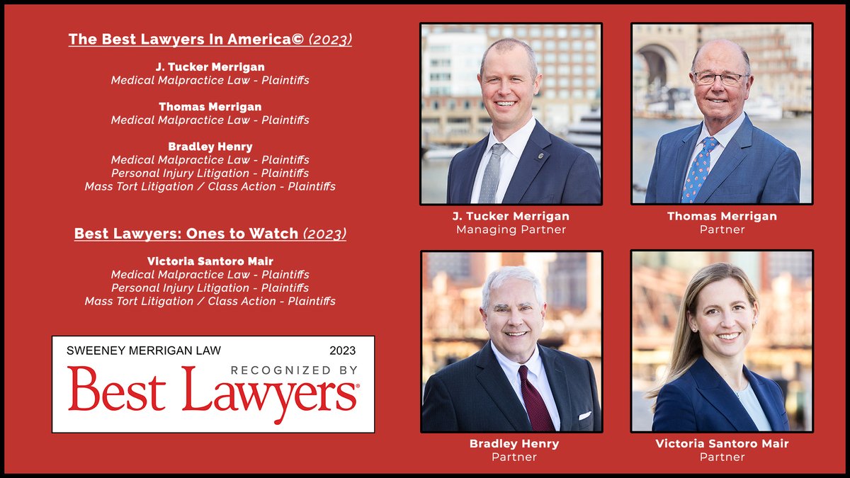 Congratulation to our fantastic partners J. Tucker Merrigan, Thomas Merrigan, Bradley Henry and Victoria Santoro Mair for being recognized in the 2023 Edition of <a href="/BestLawyers/">Best Lawyers</a>! 

See our full firm profile here: bestlawyers.com/firms/sweeney-…