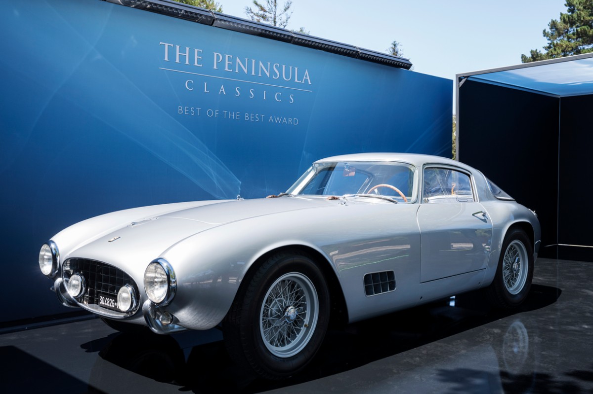 KahnMedia's tweet photo. #CLIENTHIT: Just last weekend, The @PeninsulaHotels celebrated The Peninsula Classics 2021 Best of the Best Award at the Quail Lodge and Golf Club in Monterey. Receiving the award was a rare one of nine @Ferrari 250GT Berlinetta Competizione. Read more: https://t.co/ED5Y0LqiId https://t.co/t65naNcIJA