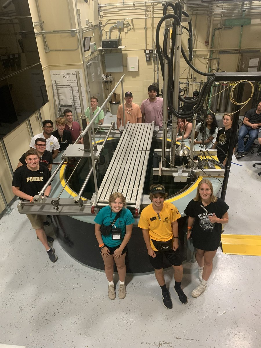 Purdue Alumni Student Experience (@pasepurdue) on Twitter photo Did you know that <a href="/LifeAtPurdue/">Purdue University</a> has its own nuclear reactor? It’s called PUR-1. You can request a tour too, which is what we did for a <a href="/boilergoldrush/">Boiler Gold Rush</a> group yesterday.
#BGR #BGR2022
<a href="/PurdueNuclear/">Purdue Nuclear Engineering</a> Did you know that <a href="/LifeAtPurdue/">Purdue University</a> has its own nuclear reactor? It’s called PUR-1. You can request a tour too, which is what we did for a <a href="/boilergoldrush/">Boiler Gold Rush</a> group yesterday.
#BGR #BGR2022
<a href="/PurdueNuclear/">Purdue Nuclear Engineering</a>
