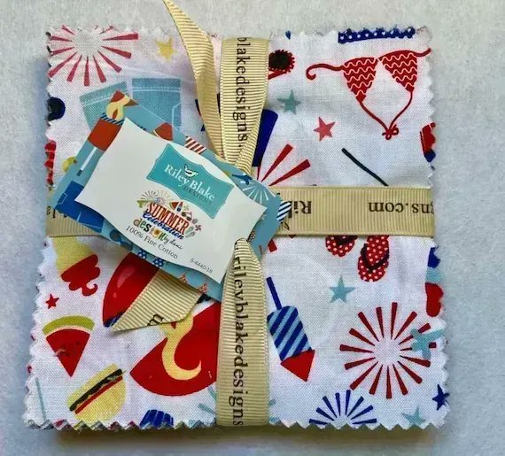 howarths63's tweet photo. 42 Pieces #Summer #Celebration by Design by Dani for #RileyBlake #Sewing #Quilting #charmpack #BBQ #Fireworks #Etsy https://t.co/9Tck5TF6sh https://t.co/Xjr7FV9LvV