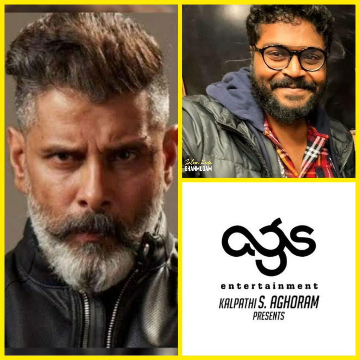 #SaloonUpdate

• #Chiyaan62 Will Be Produced By AGS 🔥
• Signed & Sealed at July Last Week itself😎
• Big Budget With Global Appeal Script💥
• Shooting Stars From Early 2023🤞🏼

#ChiyaanVikram Revealed His Next Movie Again With #AjayGnanamuthu