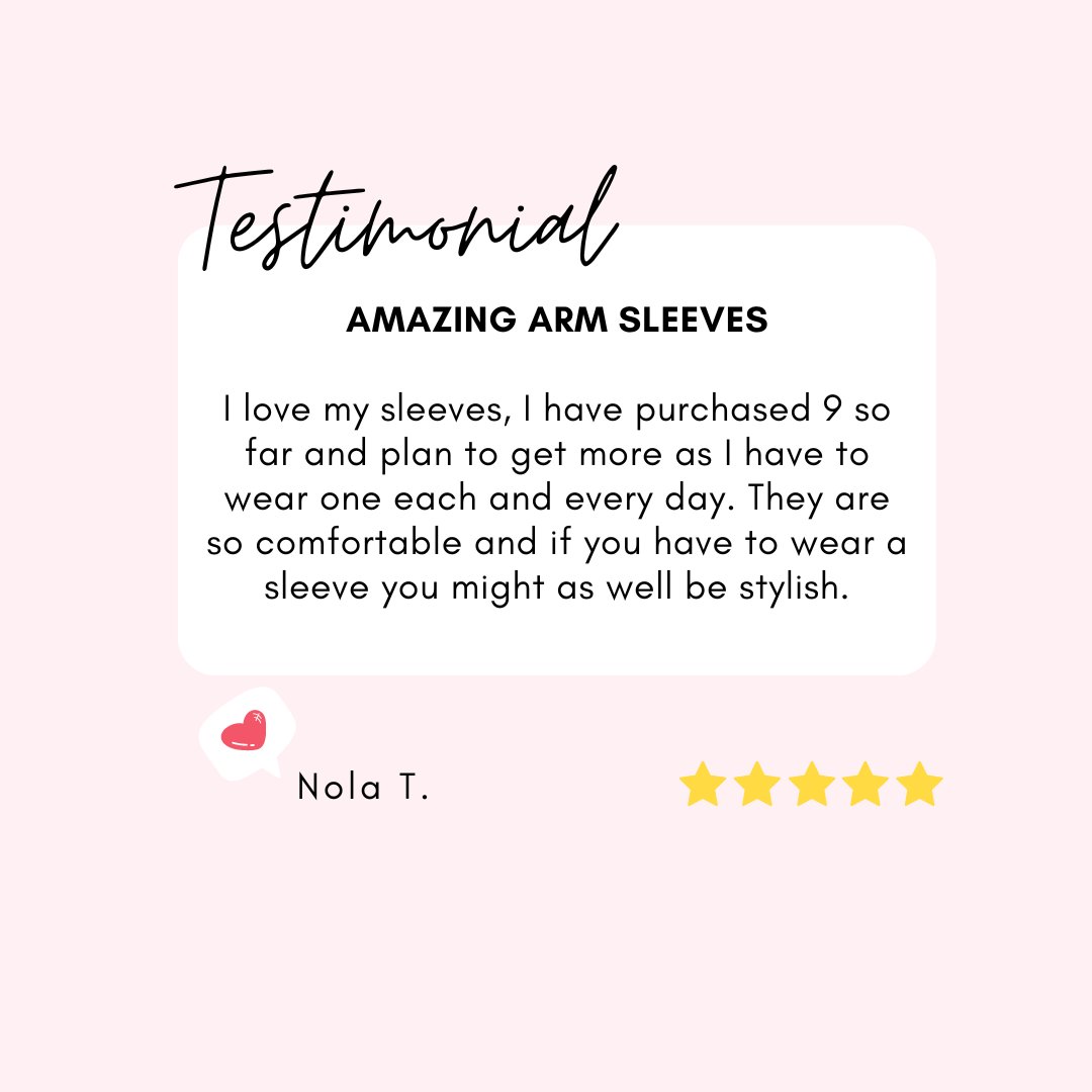 Thank you, Nola! 

☑️ Comfortable
☑️ Stylish
☑️ Effective
☑️ 100+ styles to choose from

And we ship your order super fast because no one should be waiting on vital medical devices (especially when they are this cute &amp; comfortable) ❤️