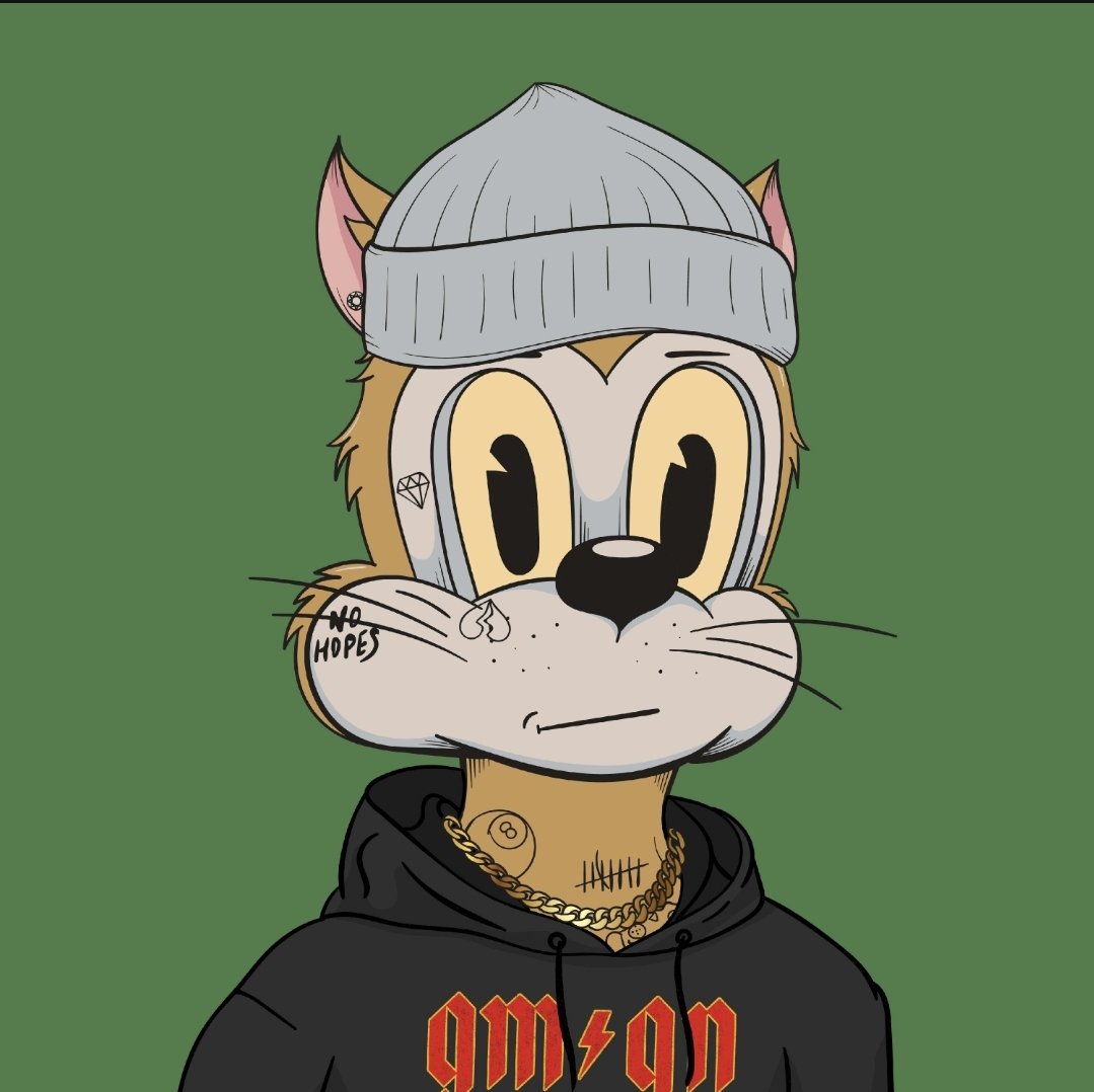 I did it again I just added my 2nd <a href="/DegenToonz/">Degen Toonz</a>  and this one is 
With  Gm⚡️Gn Hoody!
 #TOONZ  @GMGNHoodieGang
 #gmgn 
 Degen Toonz brand🧨⚡️
I very curious to see what their up to 👀