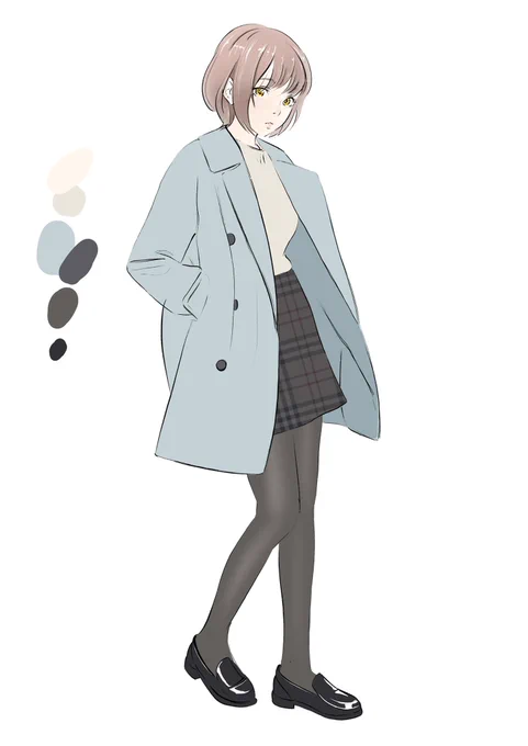 指描くの苦手と思って過去絵見返したら笑ってしまった 