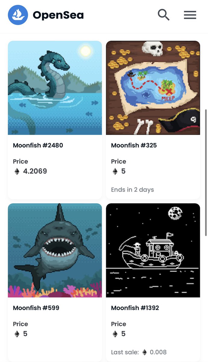 Would you look at that… it seems i may have it listed too low. #Legendary #LochNessMonster #MoonFish @MoonfishNFT