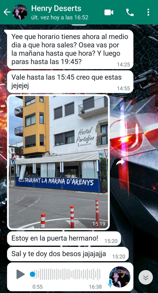 garikhin_play's tweet photo. La gran ilusión que no me esperaba en el trabajo. 

- Mi jefa: Xavii!!
- Yo: Que pasa Mari?
- Jefa: Que tienes visita?

Pensando que sería mi madre o familiar.

- Yo: No me jodas!!
♥️Por fin he visto en persona @HenryDesert y su Capitana♥️

Saliendo del trabajo veo el móvil xD https://t.co/TtzoLfmQPm